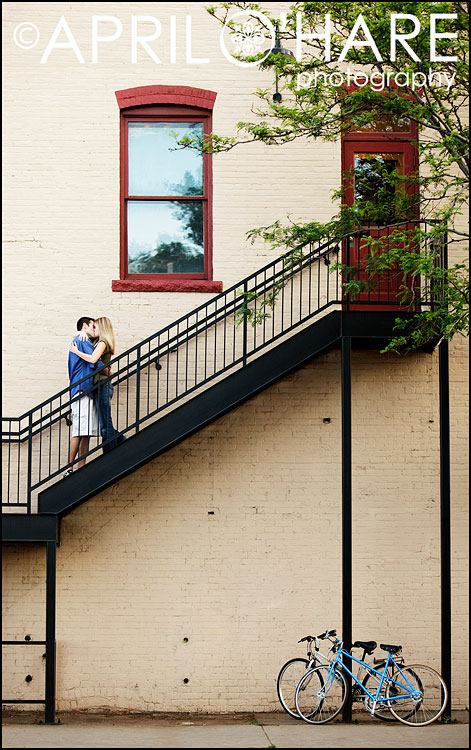 Gotta love fire escapes!