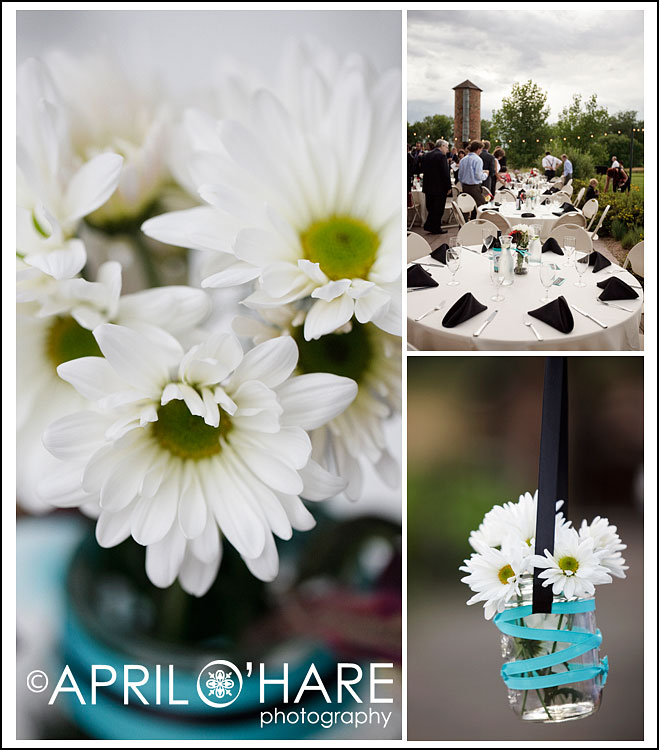 Black and Turquoise wedding from a Littleton Wedding Photographer