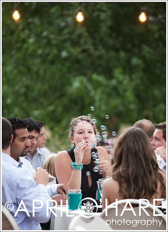 Candid reception photo from a Littleton wedding photographer