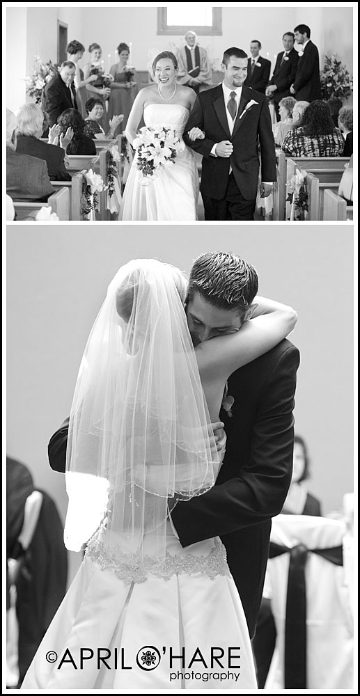 A couple of my favorite wedding shots in B&W
