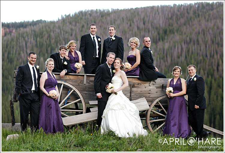 Outdoor Colorado Mountain Wedding Photography