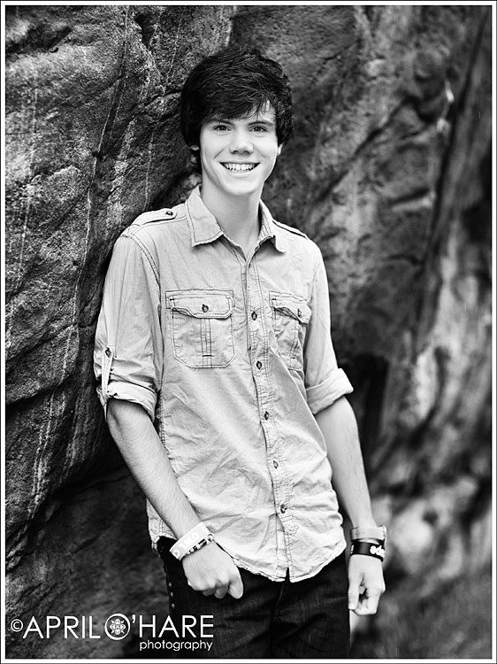 B&W Colorado High School Senior Photos