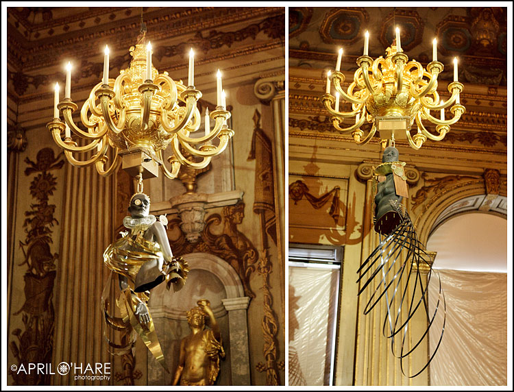 Gold Chandelier at Kensington Palace