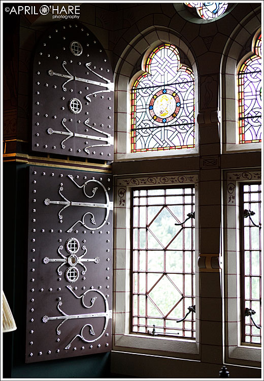 Window detail at Cardiff Castle