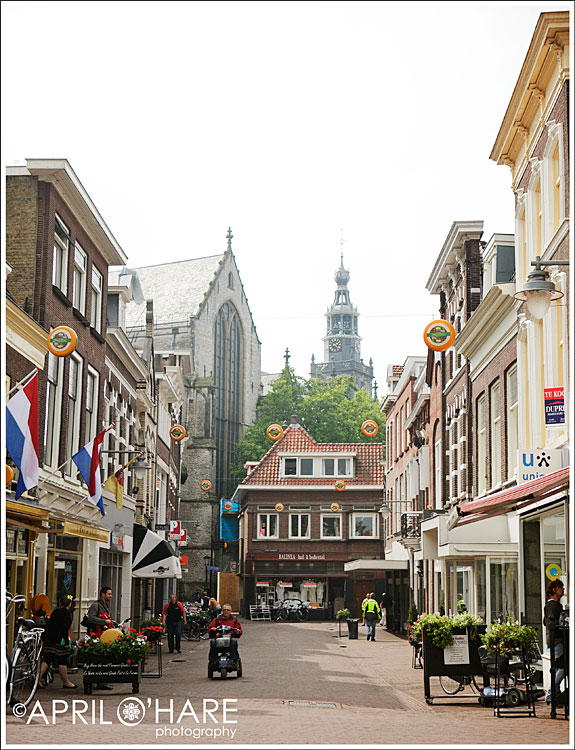 View of Gouda in the Netherlands