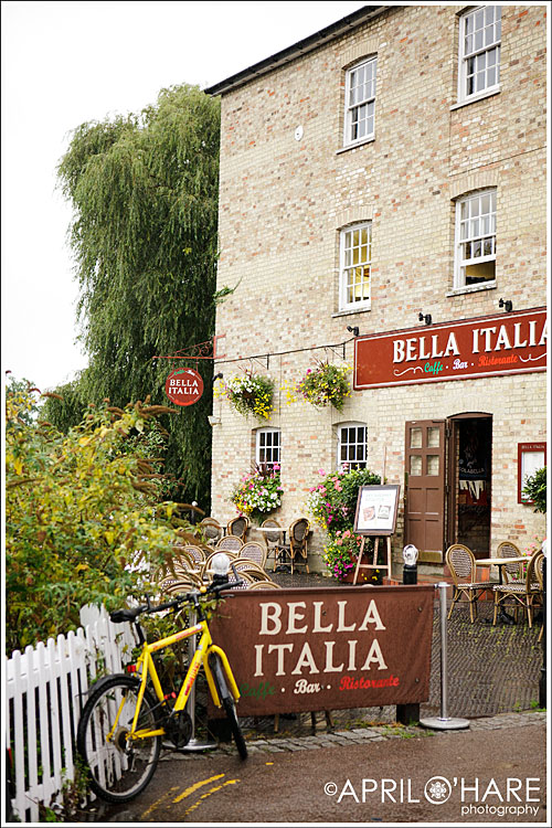 View of the Bella Italia Restaurant in Cambridge