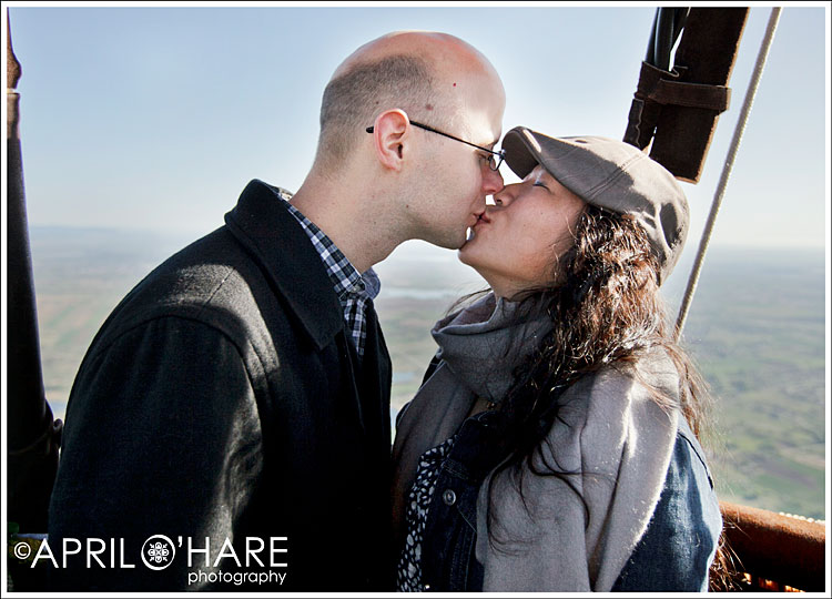 Colorado Hot Air Balloon Engagement Session