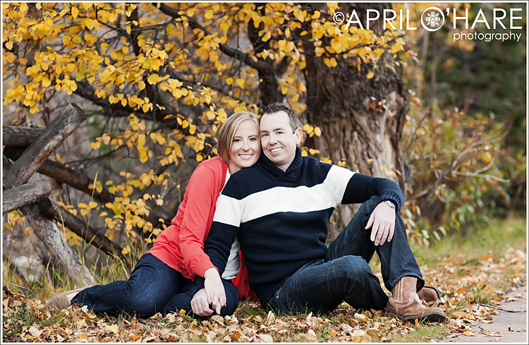 Fall Engagement Photos in Estes Park Colorado
