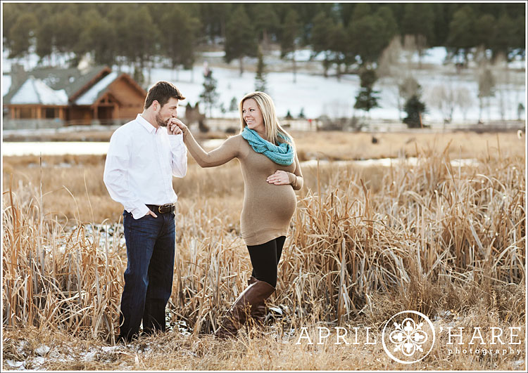 Evergreen Colorado Maternity Photoshoot