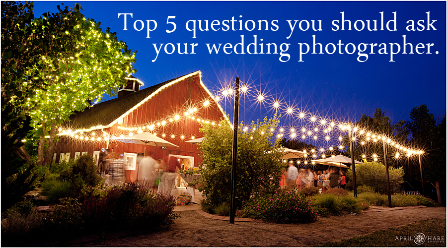 Best Questions to Ask Wedding Photographers