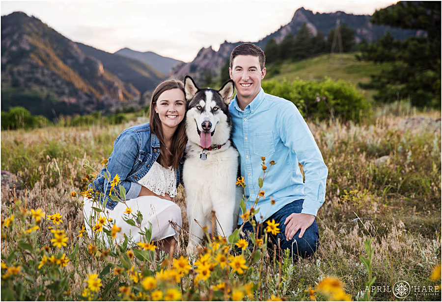 Summer Engagement Session at South Mesa Trail