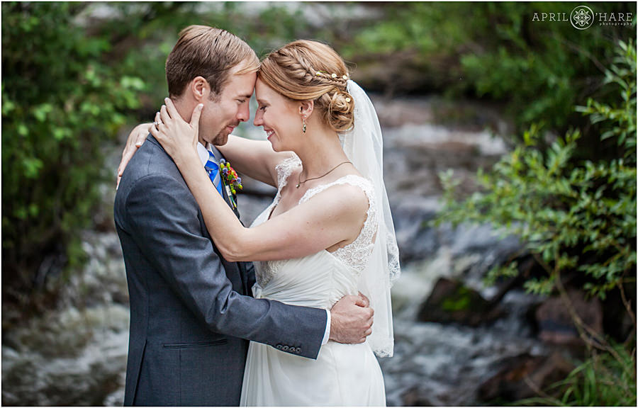 Romantic Wedding Photo from Mountain View Ranch in Pine