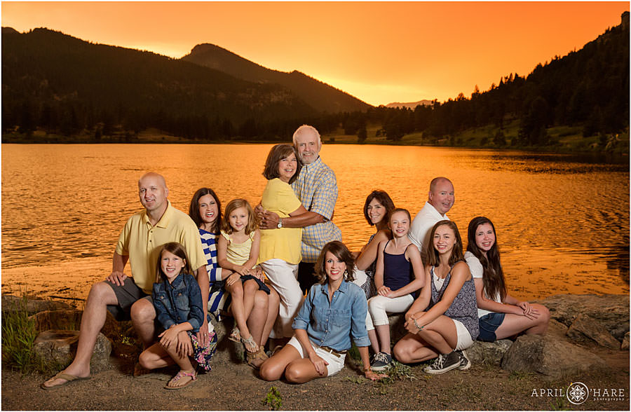 Lily Lake Estes Park Family Photos