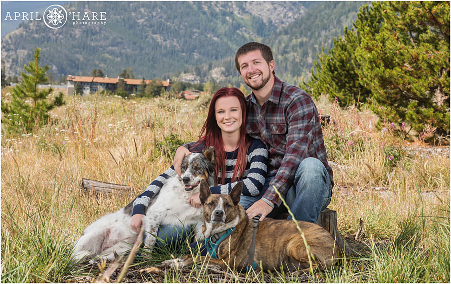 Frisco Family Photo with Bright Sun in Colorado