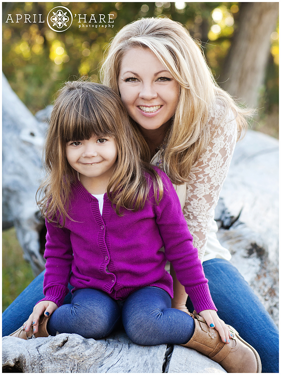 Cute mommy and daughter photo at 17 Mile Farm Family Photos