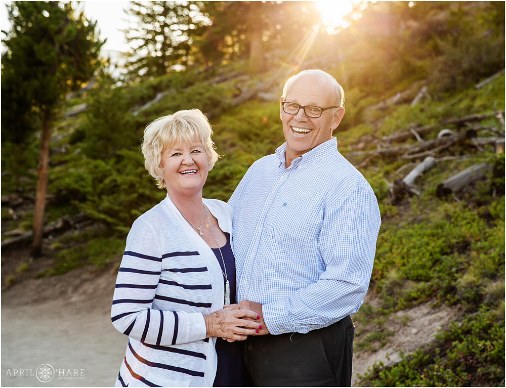 Grandma and Grandpa Portrait during extended family photography session in Colorado
