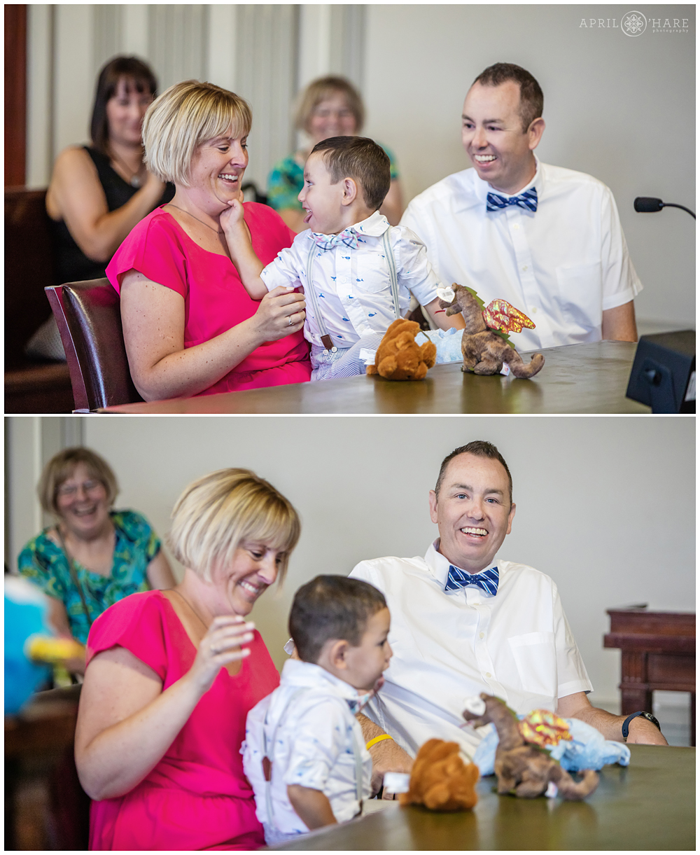 Official Adoption Photography in Colorado Courthouse in Greeley