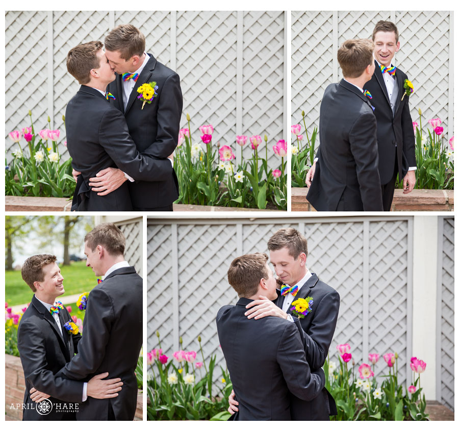 First look at a Boulder Gay Wedding