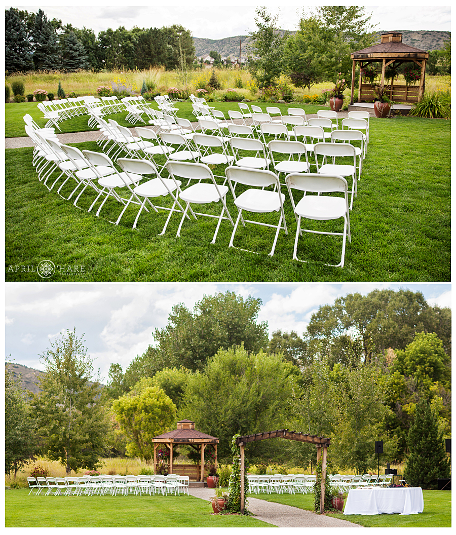 Rustic Colorado Garden Wedding at Denver Botanic Gardens Chatfield Farms in Open Air Field
