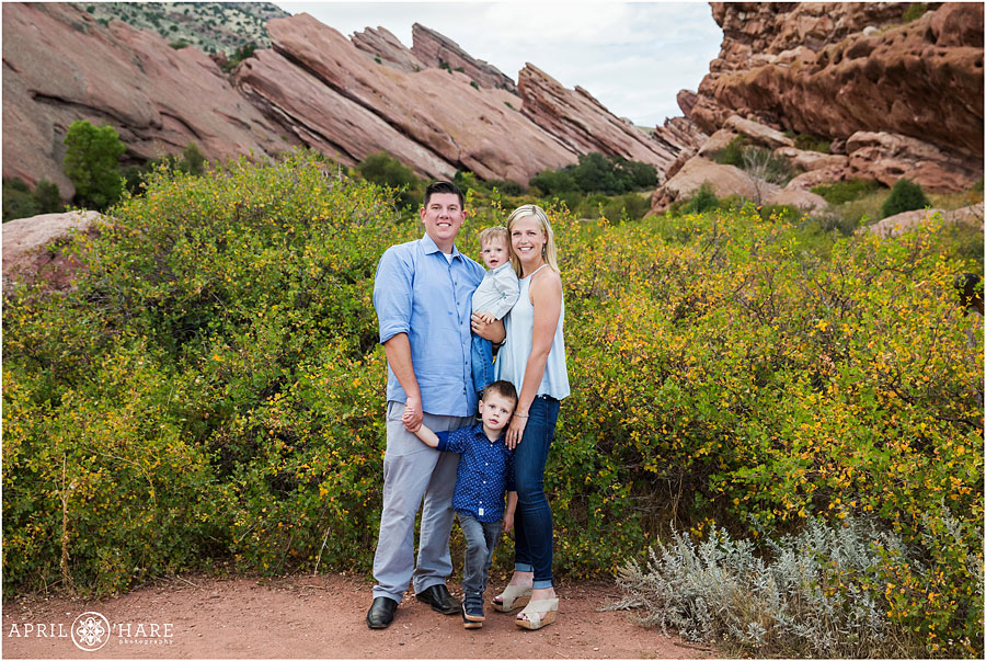 Cute pictures at Red Rocks Family Photos