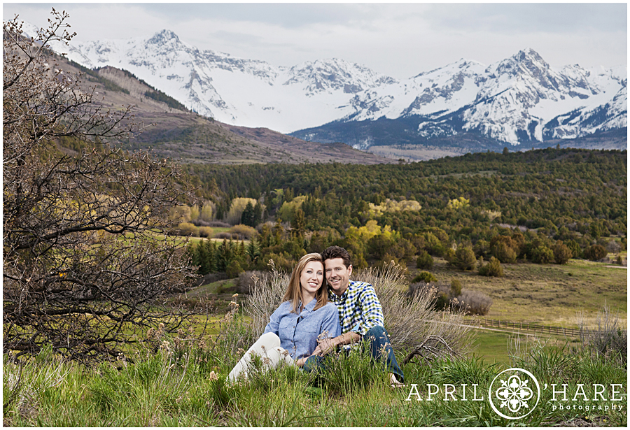 Beautiful Engagement Pictures during Spring from a Telluride Engagement Photographer