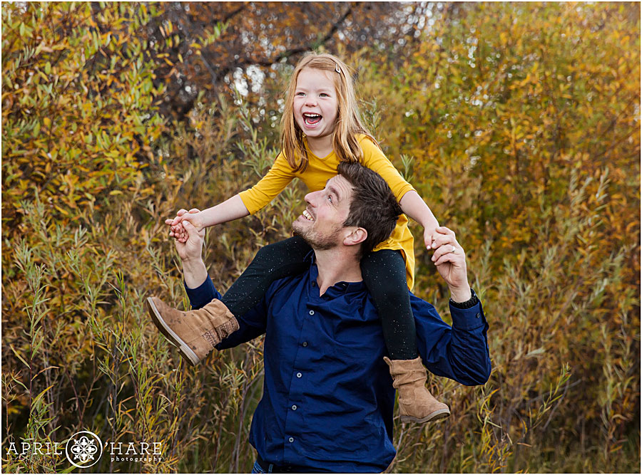 Candid happy moments from a Glenwood Springs Family Photographer