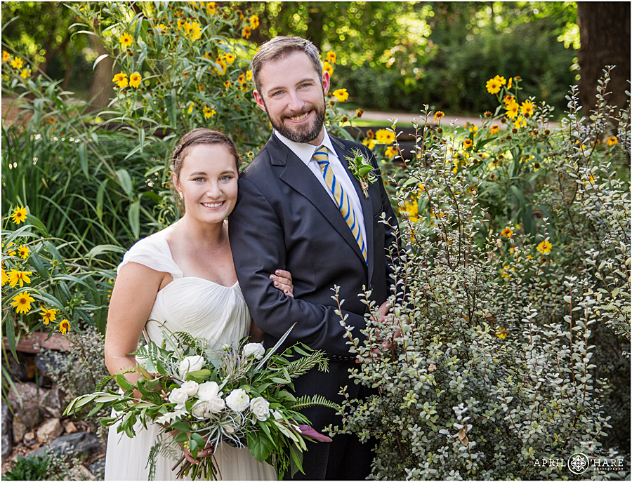 Classic Colorado Wedding photography at Rustic Wedding Venue at Denver Botanic Gardens Chatfield Farms