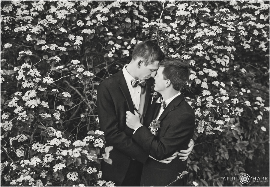 Romantic Boulder Gay Wedding Photography During Spring