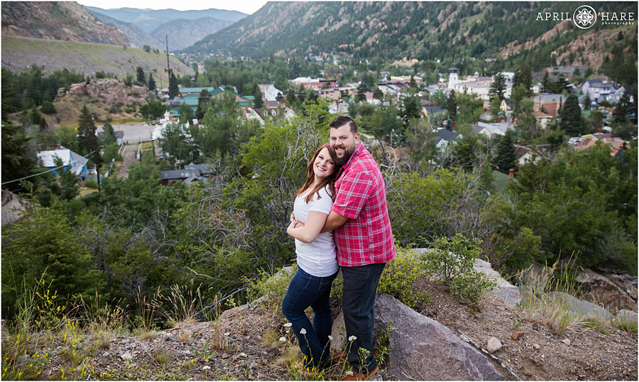 Georgetown Engagement Photos in the Colorado mountains