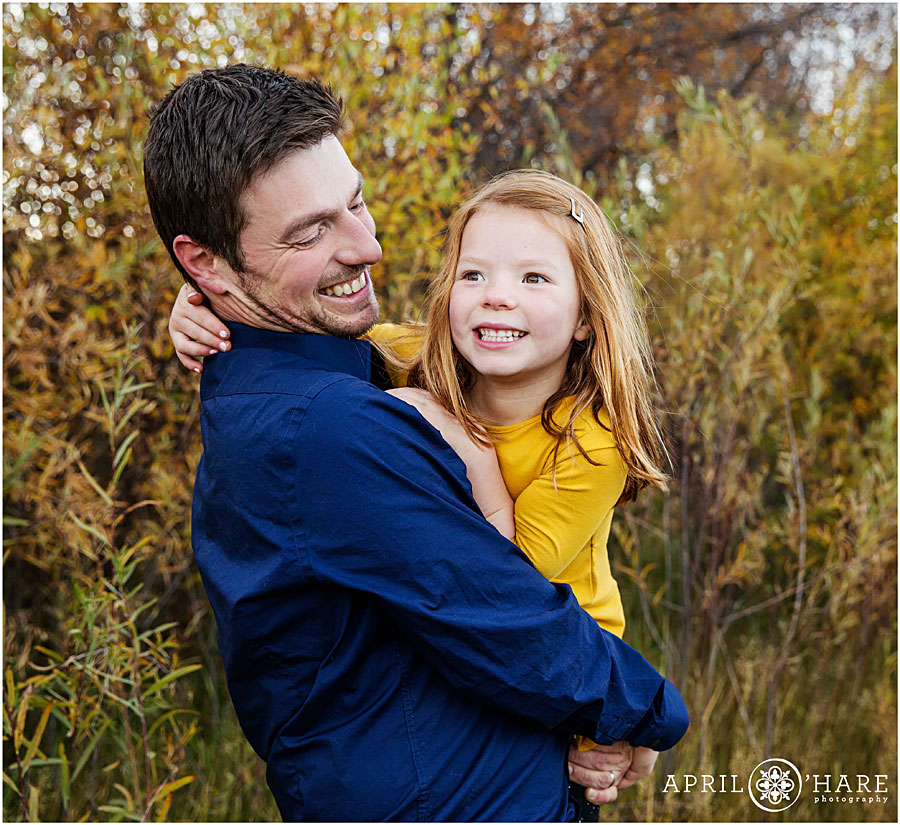 Natural Glenwood Springs Family Photographer in the fall color