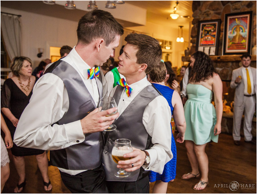Boulder Gay Wedding Reception at Chautauqua Dining Hall
