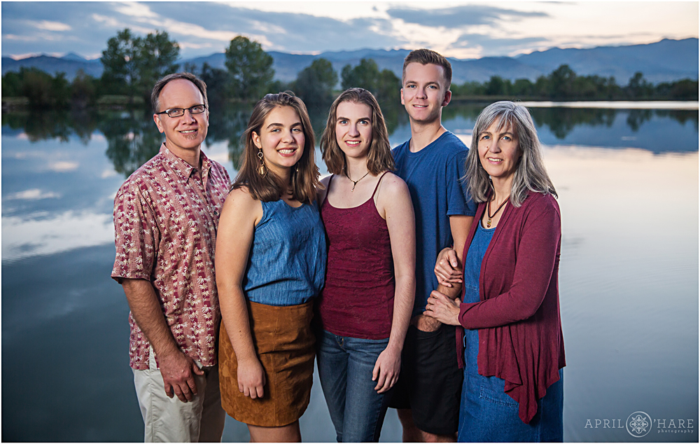 Family Photos at Coot Lake in Boulder Colorado