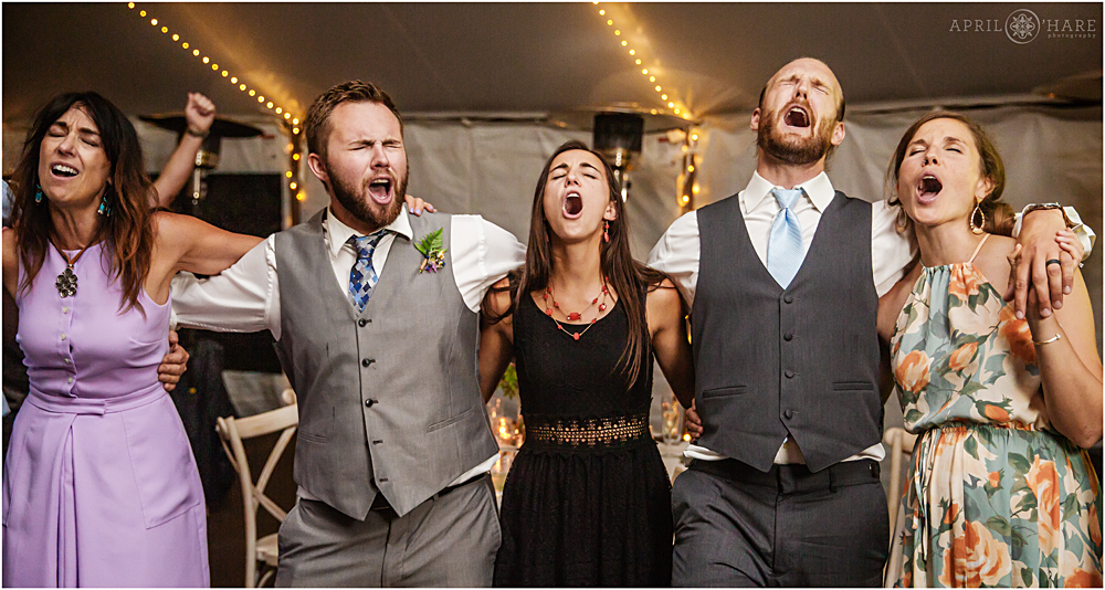 Hilarious wedding photography in Colorado