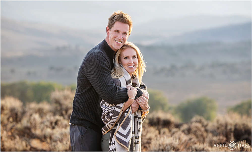 Beautiful couple photographed together at Vail Collective Retreat in Colorado