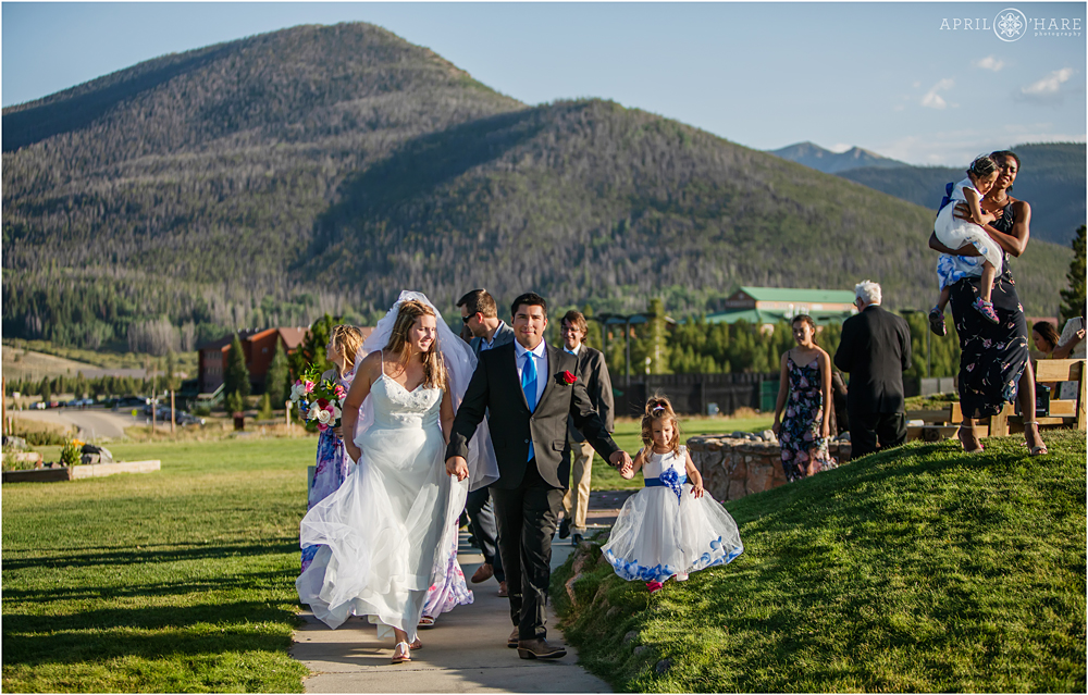 Sunny Colorado wedding day at Snow Mountain Ranch in Granby