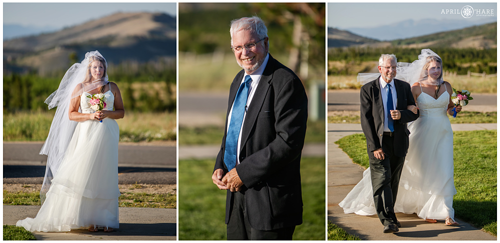Outdoor wedding at Snow Mountain Ranch YMCA of the Rockies