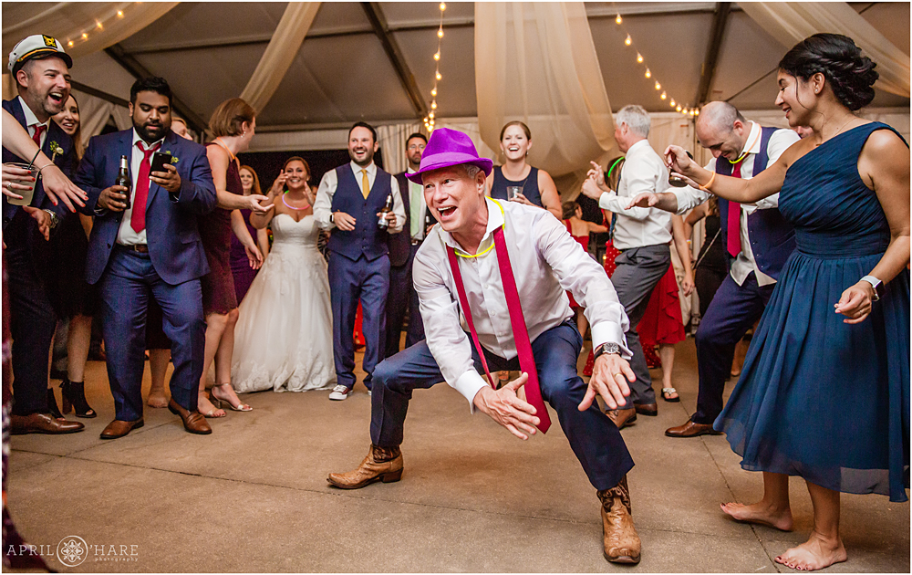 Dancing photo from a wedding reception at The Barn at Raccoon Creek