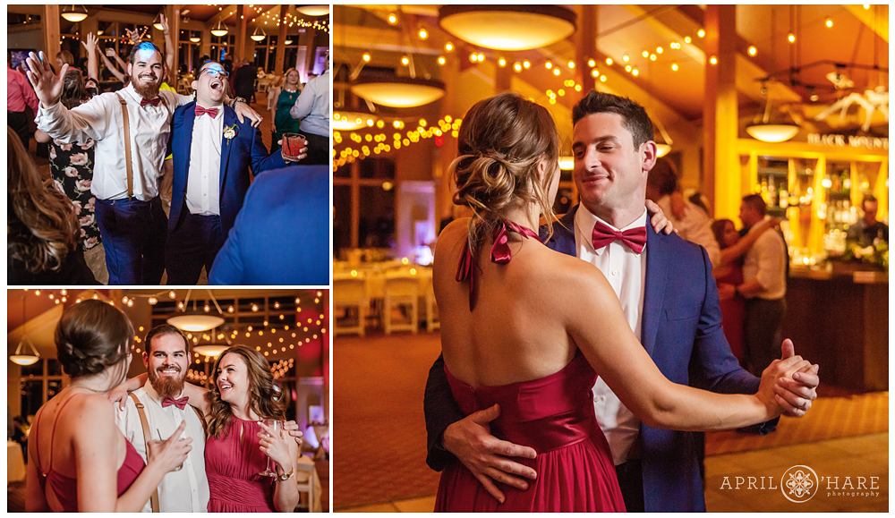 Dancing photos from a Colorado destination wedding