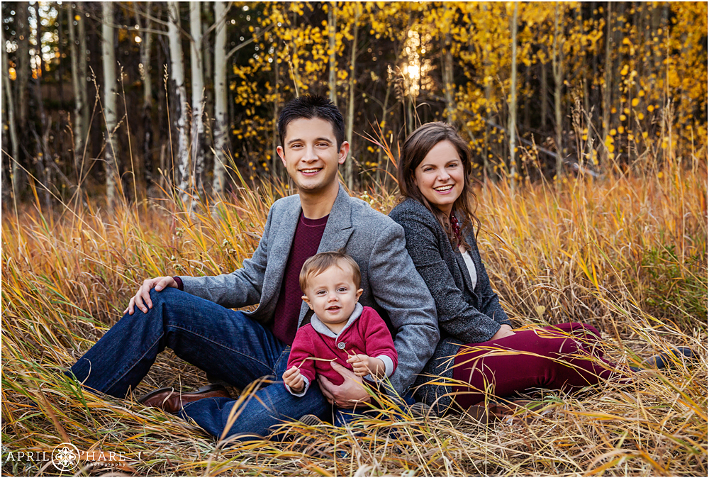 Colorado Family Photography in the Fall Color at Golden Gate Canyon State Park