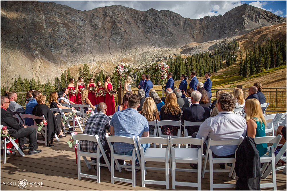 Outdoor gorgeous destination wedding in Colorado