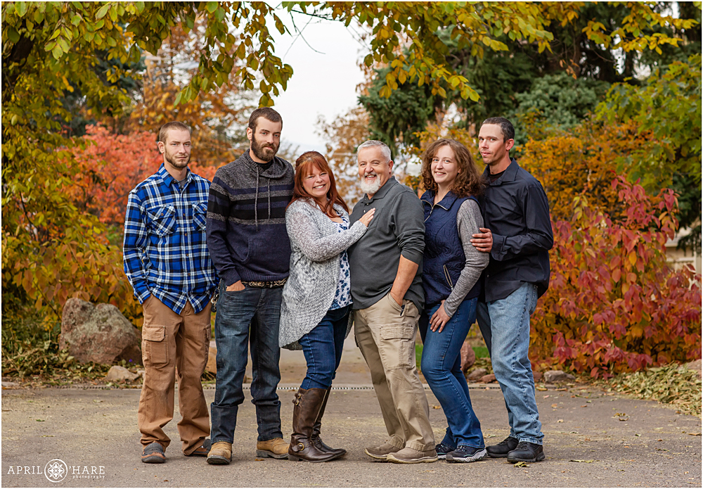 Beautiful Fall Family Photos in Boulder Colorado at Chautauqua Park
