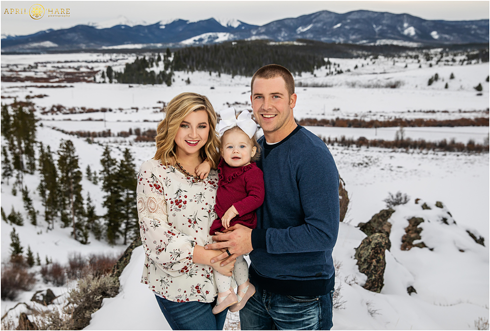 Winter Park Colorado Family Photography on a Snowy Day