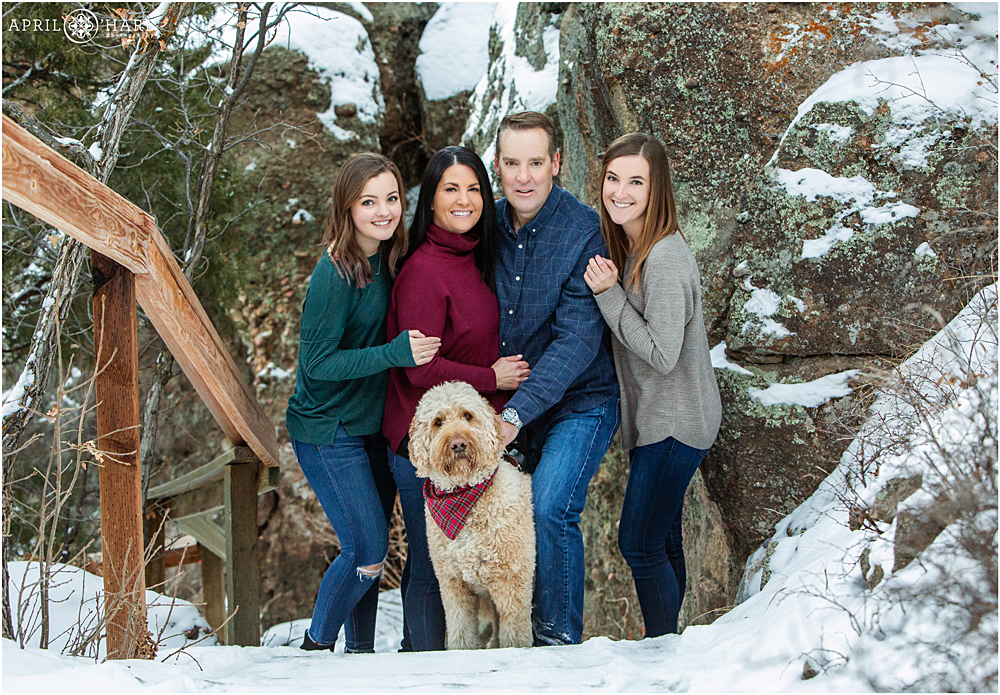 Castlewood Canyon State Park Colorado Holiday Family Photography