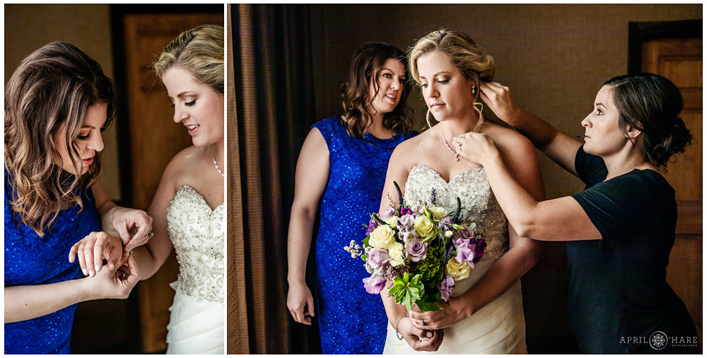Bridal Photography at Golden Hotel in Colorado