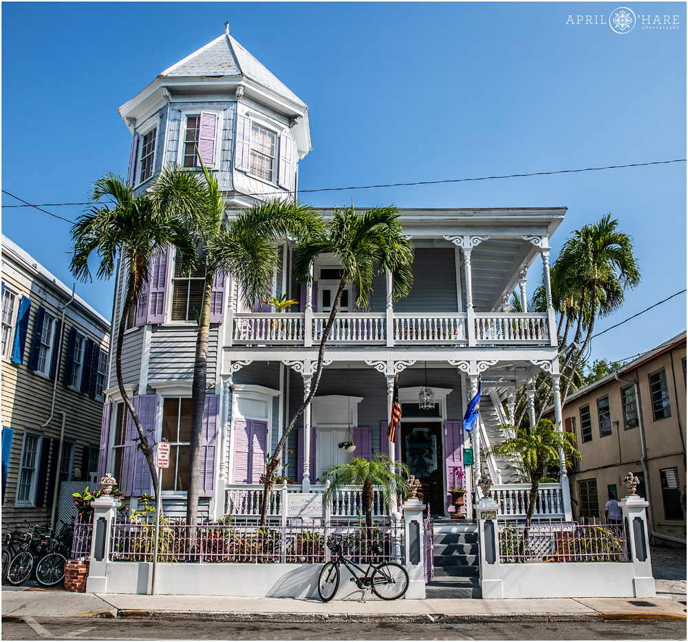 Beautiful old Key West Victorian Architecture in Florida Keys