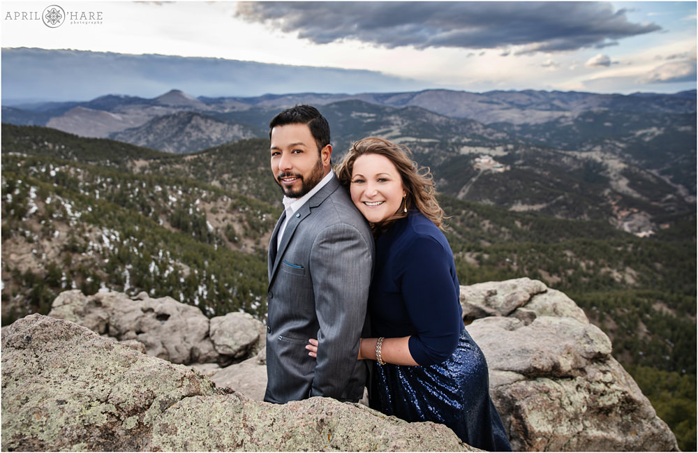Beautiful Anniversary Couples Photography at Lost Gulch Lookout in Boulder Colorado