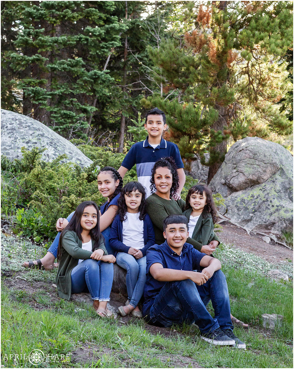 Estes Park Family Photographer at Sprague Lake in Rocky Mountain National Park