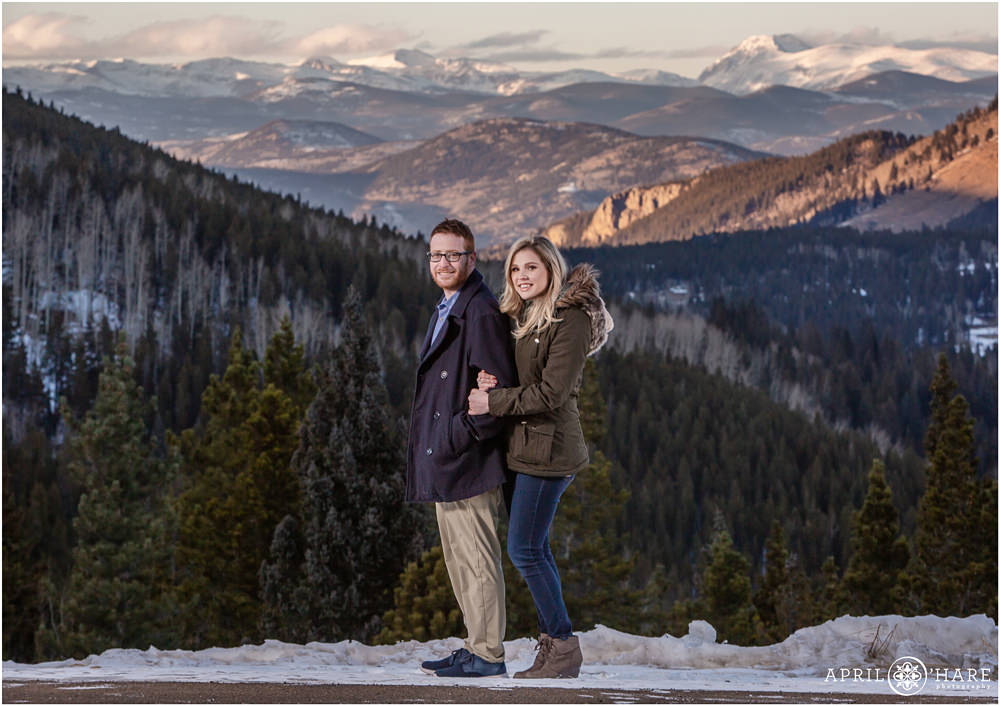 Stunning Colorado Mountain Portrait in Evergreen CO