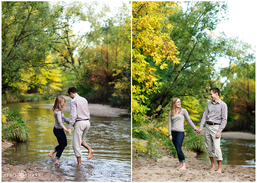 Cherry Creek is a beautiful Denver Engagement Photography Location