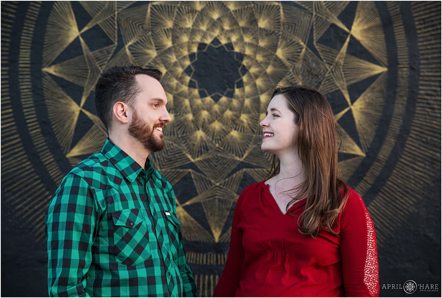 RiNo is a fun Denver engagement photography location